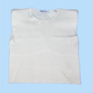 Zara shoulder pad bandage top